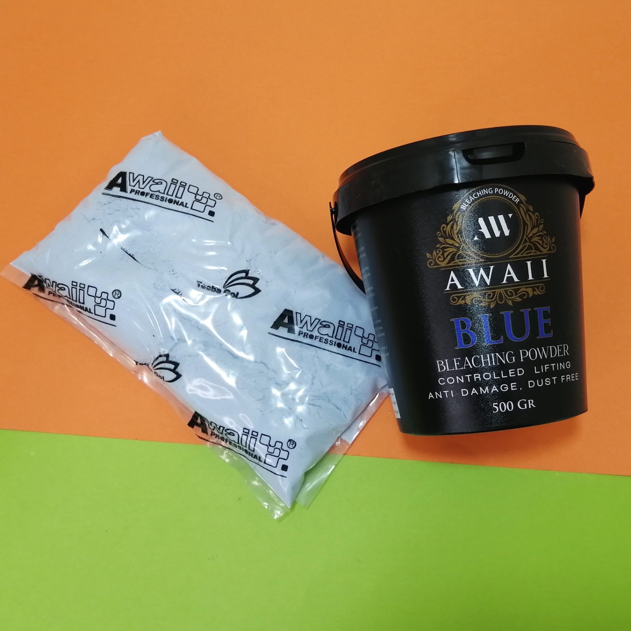 پودر دکلره آوایی مدل BLUE آبی وزن 500 گرم