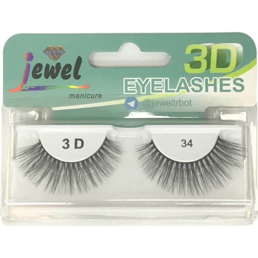 مژه مصنوعی سه بعدی jewel (جول) مدل 34
