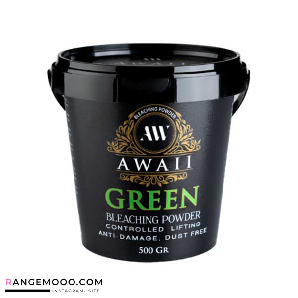 پودر دکلره آوایی سبز وزن ۵۰۰ گرم