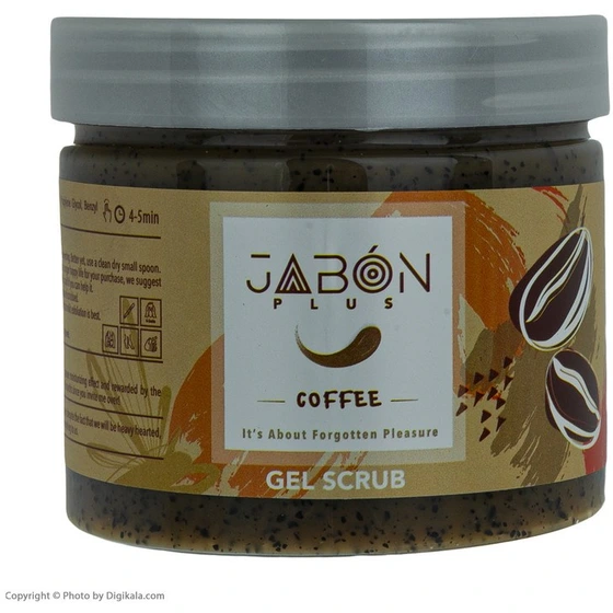 ژل اسکراب لایه بردار پوست ژبن پلاس مدل Coffee وزن 375 گرم