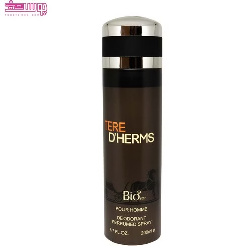 اسپری بدن مردانه بیواستار مدل Terre De Hermes حجم ۲۰۰ میلی لیتر