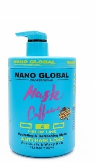 ماسک مو فر نانوگلوبال آبی  ضد ریزش حجم ۱۰۰۰ میلی لیتر