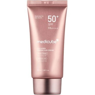 کرم ضد آفتاب بدون رنگ دست و صورت مدیکیوب medicube spf50 مدل کلاژن